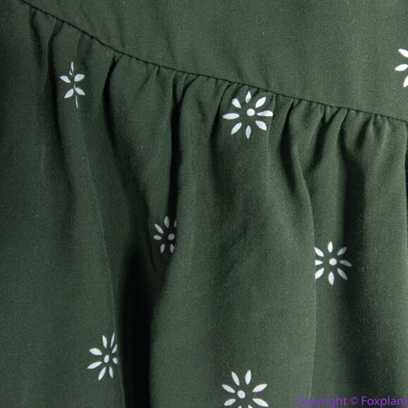 NEW Madewell Pull-On Ruffle Tiered Mini Skirt in Dot Daisies, M - Picture 8 of 15
